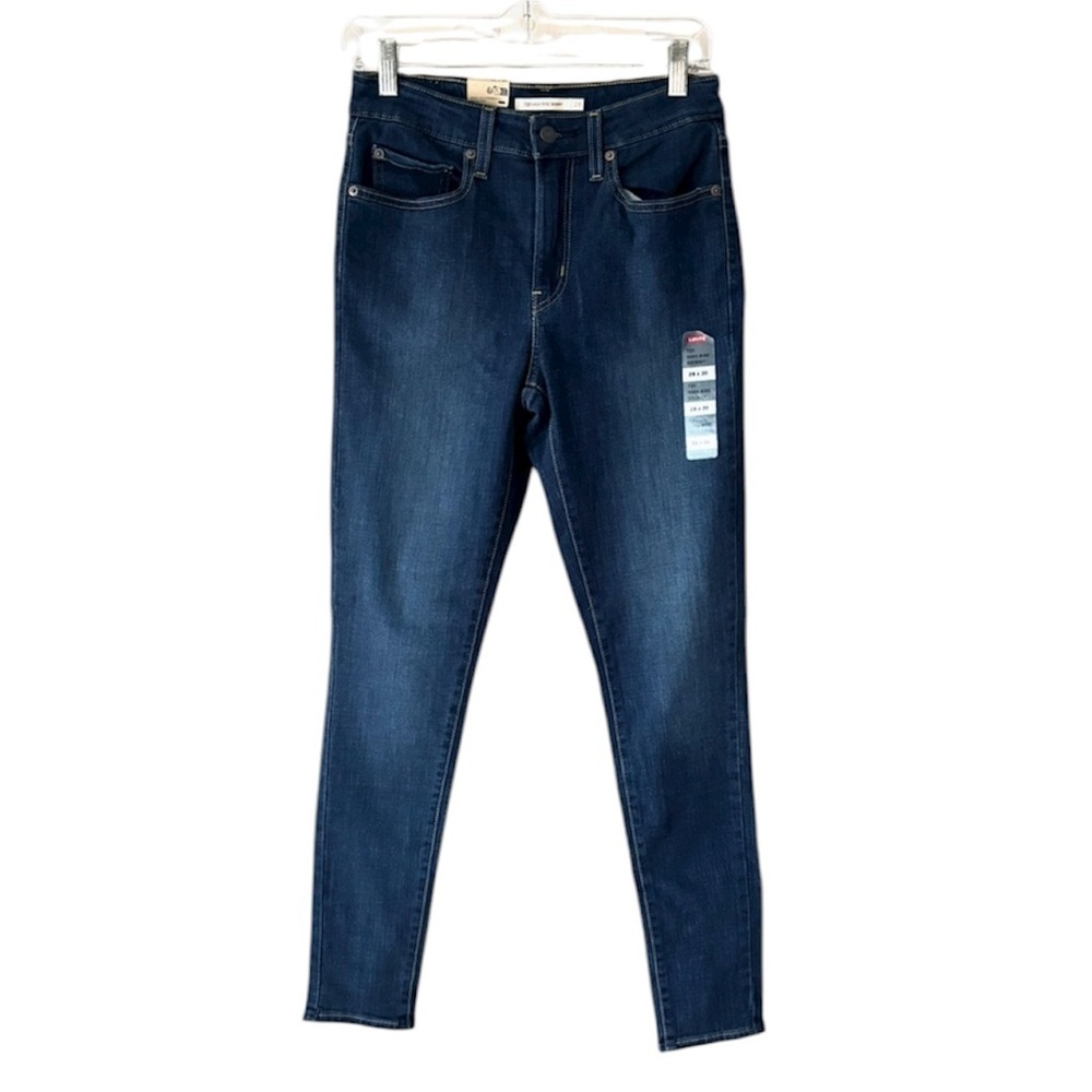 NWT Levi's 721 High Rise Skinny Jeans Deep Indigo SZ 28X30